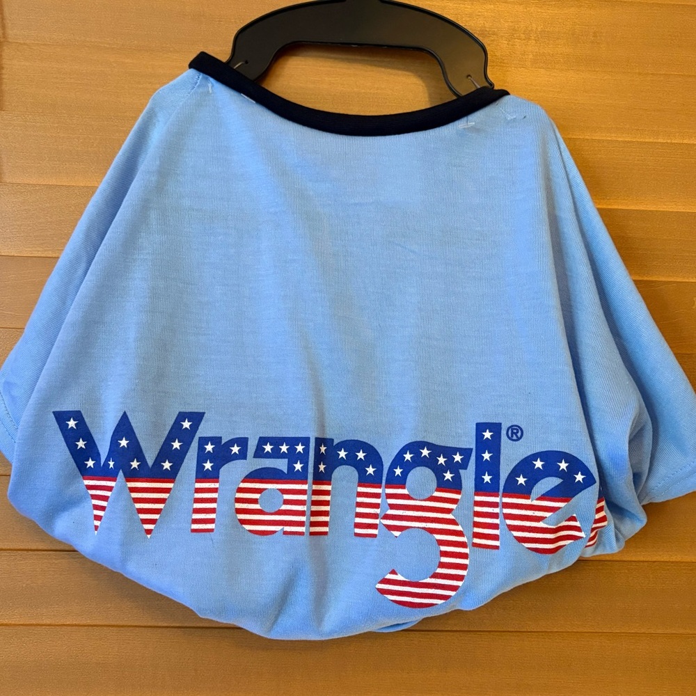 Wrangler NWT Blue Pet Apparel Shirt Size Large